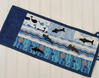 Ocean Activity Play Mat - Roll up - Travel Play Mat - Pretend Play