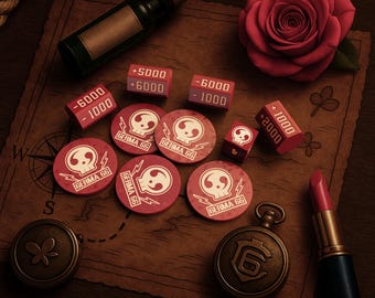 One Piece Dice Set – Reiju inspired Edition (Limited Batch)