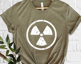 Radiation Symbol T-shirt, Radiation Therapy Shirt, Radiology Tech, Radiation Technologist T-shirt, Oncology, Medical Shirt, Nurse Shirts