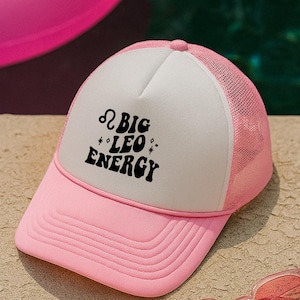 Big Leo Energy Hat Astrology Gifts Leo Zodiac Sign Snapback Hat Astrology Trucker Hat Astrology Hat Leo Birthday Gifts Leo Accessories