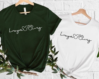 Disney Honeymoon Couple Shirts, Honeymooning, Honeymoon Matching Shirts, Honeymoon Gifts, Just Married, Happy Honeymoon, Disney Wedding Tee