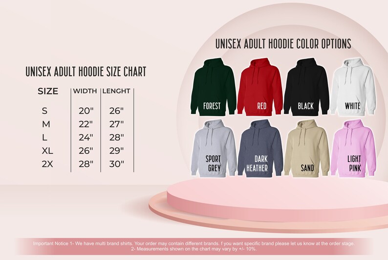 a women's hoodie size guide