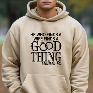 He Who Finds A Wife Finds A Good Thing and Mrs. Good Thing Matching