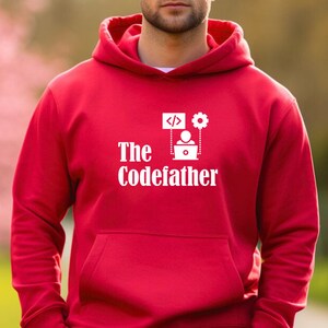 The Codefather Hoodie Coding Sweatshirt Programming Hoodie Computer ...
