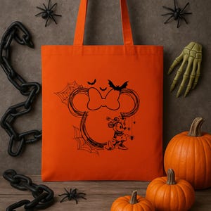 Bolsa de mano de Halloween de Disney Regalos de Disneyland Bolso de hombro de Halloween de Disney Bolso infantil espeluznante Bolso para pedir dulces Boo Crew Regalos de Halloween al por mayor imagen 8