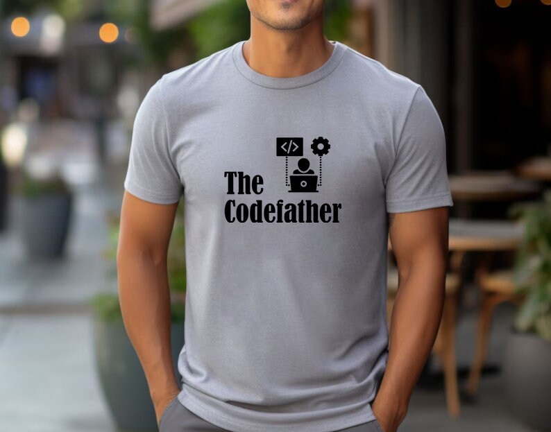Dad Shirt Funny Codefather Tshirt Engineer Gift Coding Tshirt Fathers ...
