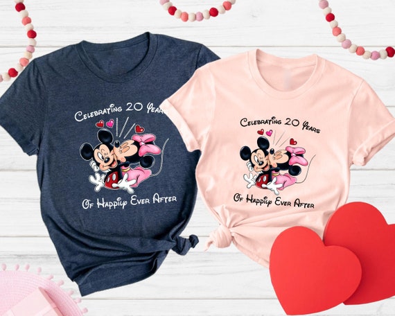 Custom Disney Anniversary Shirts, Disneyworld Shirts, Disney Gifts, Anniversary Gift, Anniversary Shirt, Gift For Wife, Valentines Day Gift