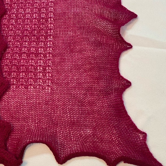 NWT Deep Fuchsia Shawl, Wrap or Scarf - Axiom - image 4