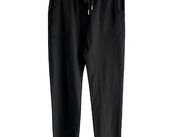 Regular Magic Stretchy Waist Pants In Black