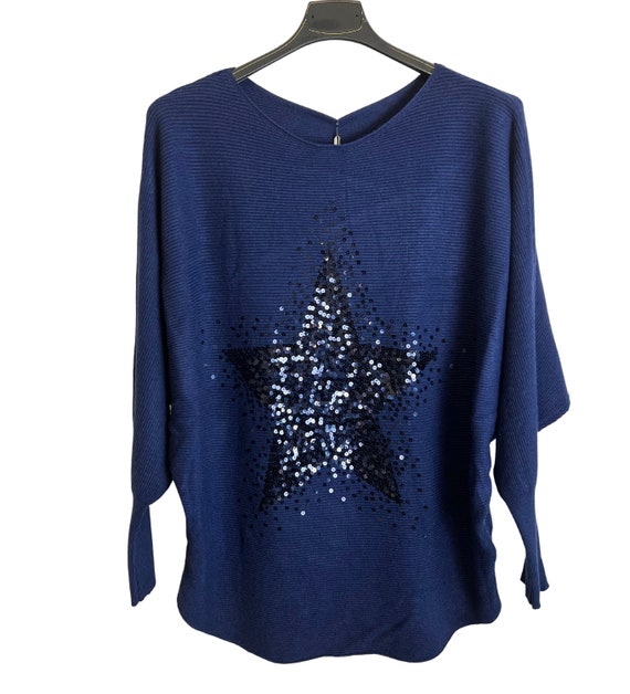 Jumper with sequin star best sale
