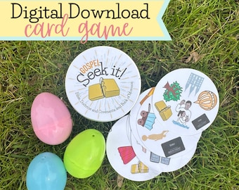 LDS Spot and Seek It and Card Game, Gospel Matching for Family Home Evening, Sunday School Game, Bible and Book of Mormon Games