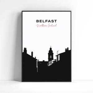 Belfast City Print: Black & White Northern Ireland Art (Digital Download)