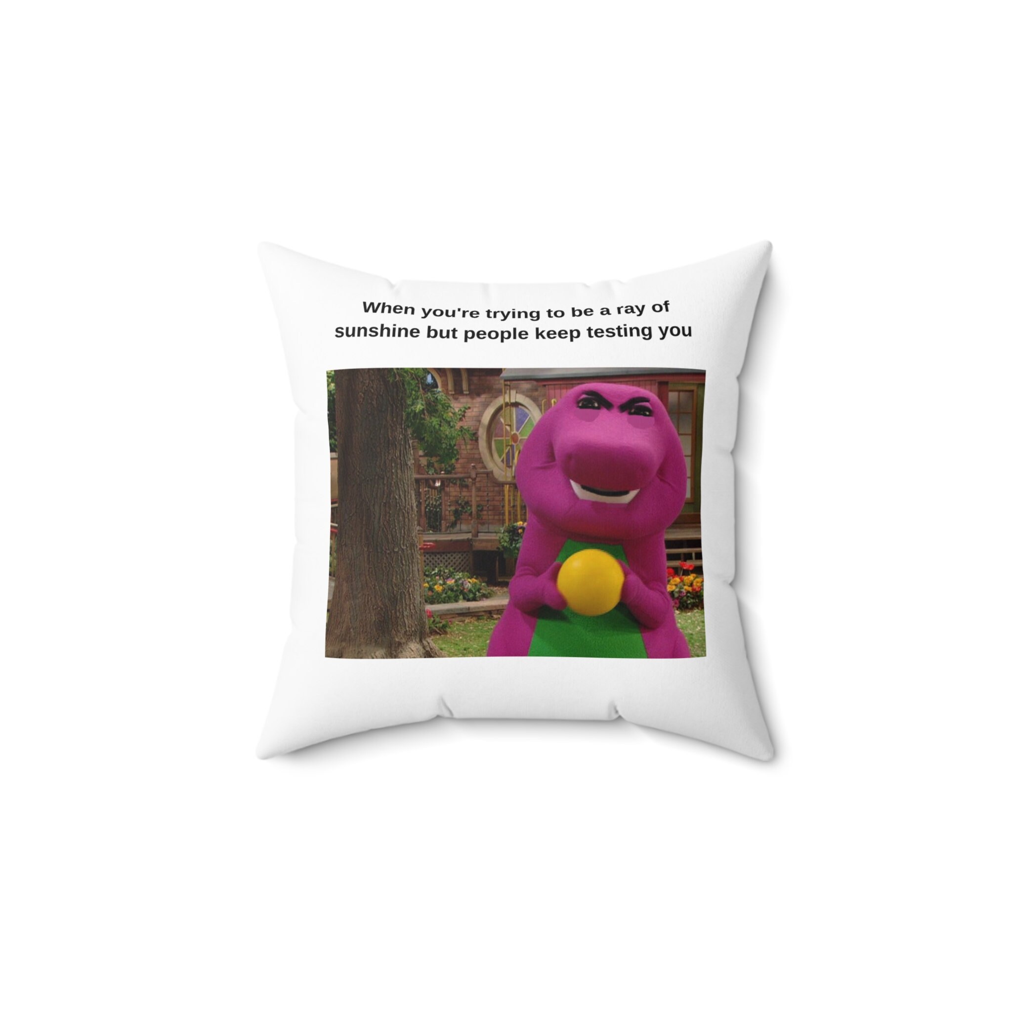 Barney Meme Pillow - Etsy