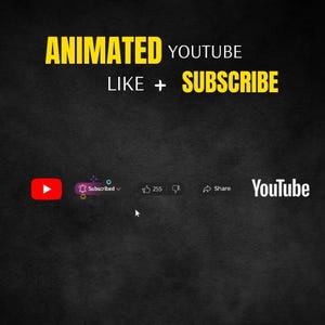 Animated YouTube Subscribe Button