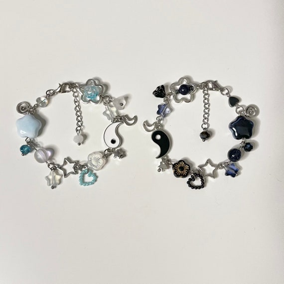 SatoSugu Matching Bracelets - JJK Bracelets - Anime Bracelets - Charm Bracelets - Yin and Yang Bracelets