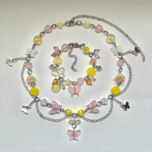 Fluttershy inspired Necklace and Bracelet
