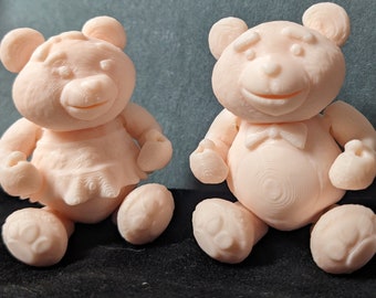 Adorables ositos flexibles niño y niña