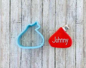 Hershey Kiss Cookie Cutter, candy cutter, valentines cutter