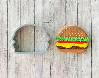 Cortador de galletas de hamburguesa, cortador de barbacoa, cortador de comida al aire libre, cortador de alimentos, cortador de parrilla, cortador de sándwich