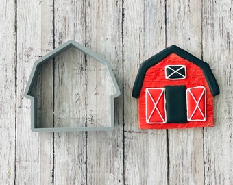 Barn Cookie Cutter, Farm Themed Cutter, Farm Birthday Cutter, Building Cutter