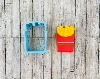 Cortador de galletas para papas fritas, cortador para barbacoa, cortador para parrilladas, cortador de alimentos, cortador de comida rápida, cortador de papas fritas