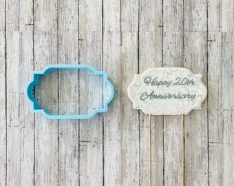 Wedding Frame Cookie Cutter, Anniversary, Bridal Shower
