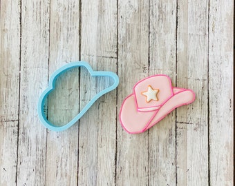 Cowboy Hat Cookie Cutter, hat cutter, rodeo cutter