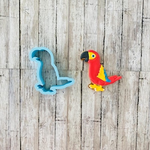 Parrot Cookie Cutter, bird cutter, animal cutter, pirate cutter, tropic bird cutter, nature cutter