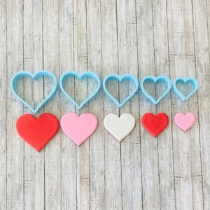 Heart Cookie Cutter, valentines cutter, shape cutter, heart mini cutter, love cutter, wedding cutter, holiday cutter