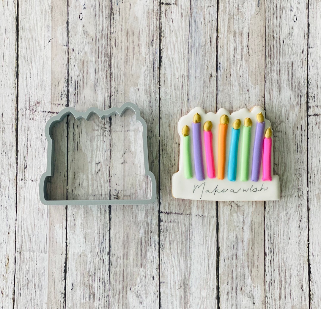 Candles Cookie Cutter, Birthday Candles Cutter, Birthday Cutter, Make a