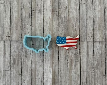 Amerika Cookie Cutter, Land Ausstecher, Nordamerika Ausstecher, Kontinent Ausstecher