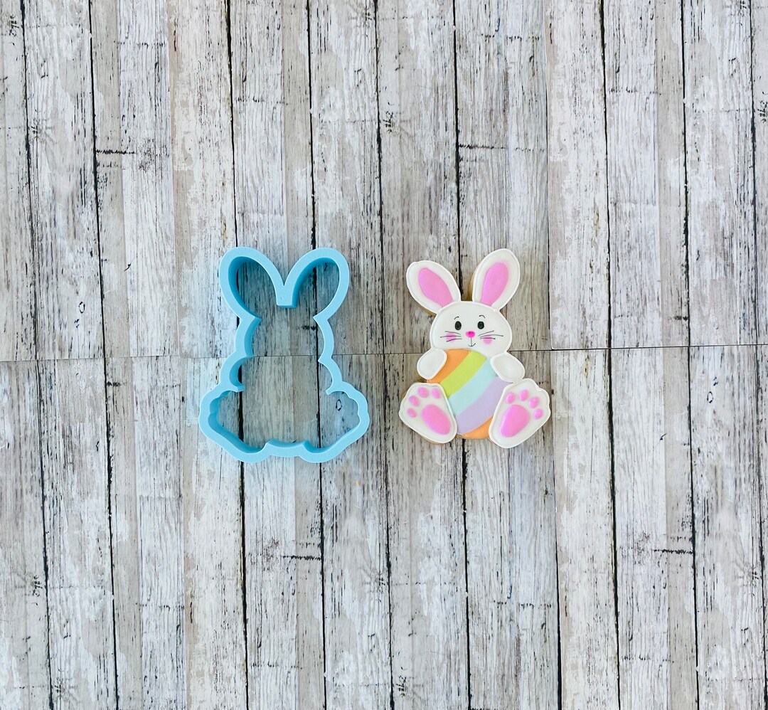 Bunny With Egg Cookie Cutter, Easter Cutter, Easter Bunny Cutter ...