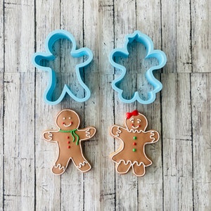 Gingerbread Cookie Cutter, Christmas cutter, gingerbread man cutter, gingerbread girl cutter, Christmas cookies