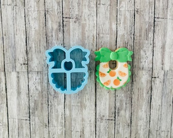 Baby Bib with Bow Cookie Cutter, bib cutter, food cutter, baby cutter, baby shower cutter
