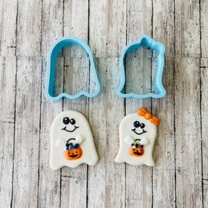 Ghost Cookie Cutters, Halloween cutter, boo cutter, costume cutter, boy ghost cutter, girl ghost cutter, cute ghost cutter