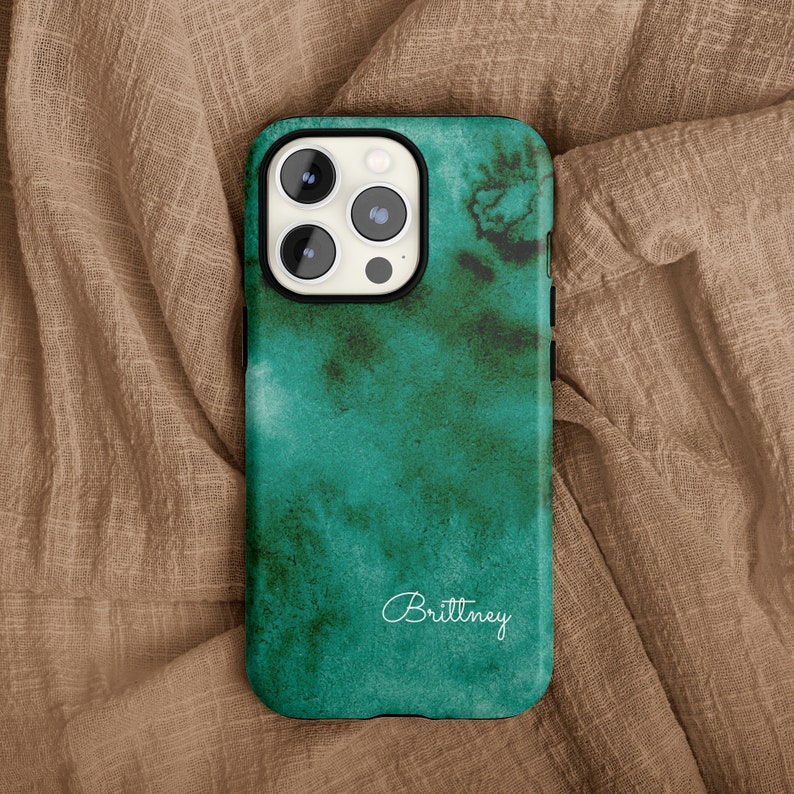 Custom Forest Green iPhone 15 iPhone 14 Case Phone Case for 13 Pro Plus