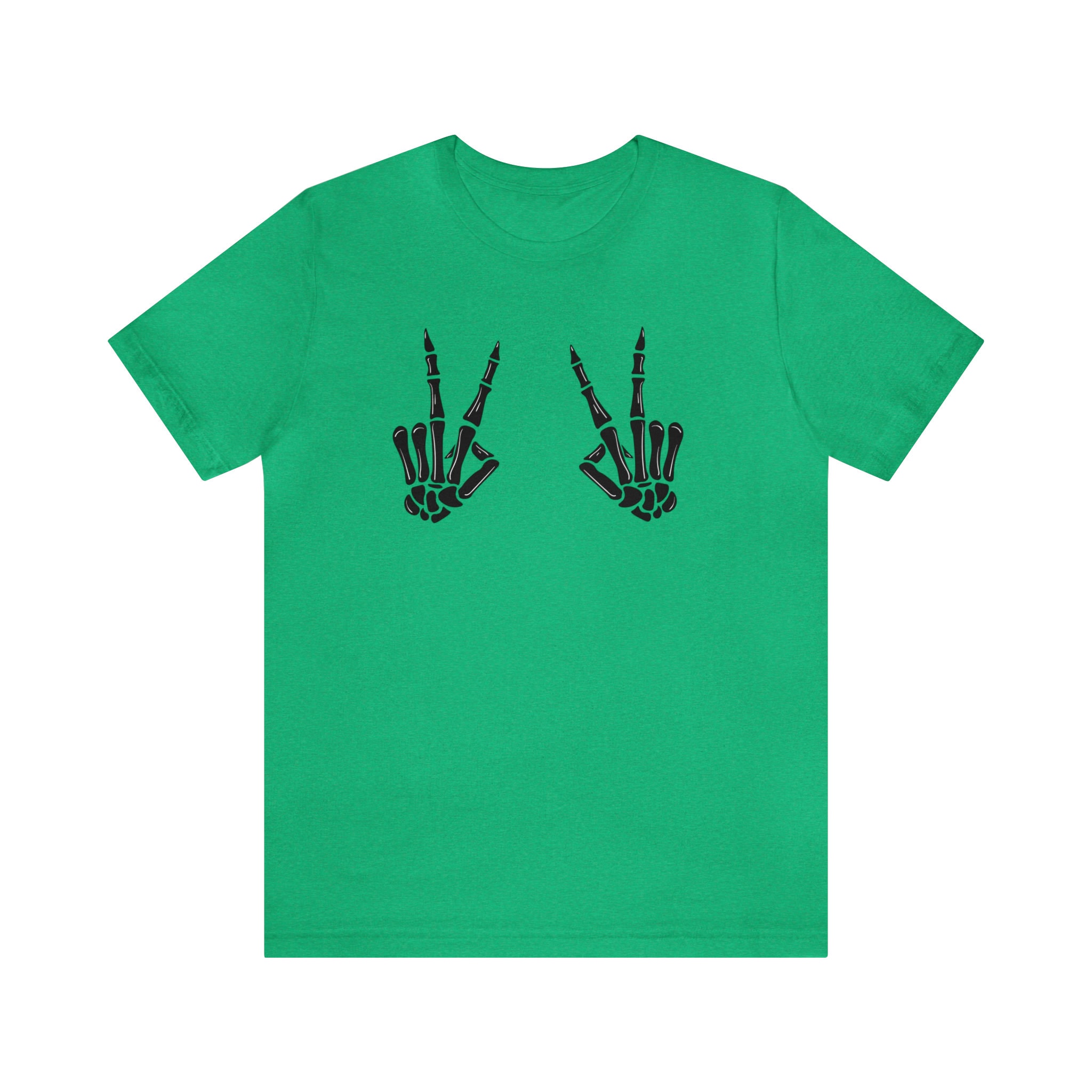 Discover Funny PEACE SIGN HANDS Shirt, Skeleton Hands Shirt, Skeleton Shirt, Peace Hand Shirt, Halloween Skeleton Shirt, Funny Shirt