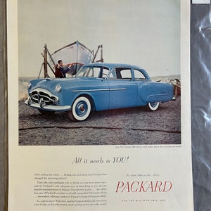 Packard - Saturday Evening Post – March 1951 – Ad #160