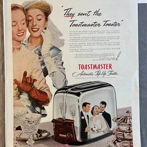 Toastmaster Toaster - Saturday Evening Post – May 1952 – Ad #486