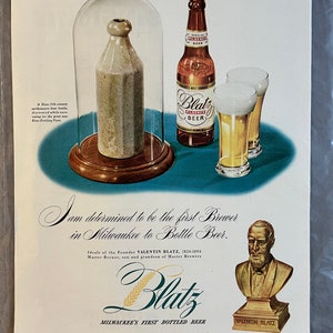 Blatz Beer - Collier&#39;s Magazine – June 1947 – Ad #670