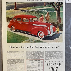 Packard - Saturday Evening Post – March 1940 – Ad #157