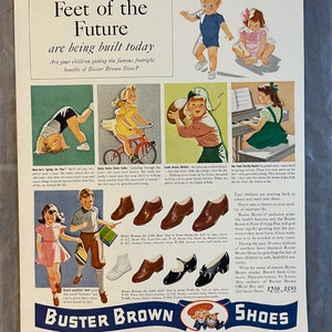 Buster Brown Shoes - Life Magazine – September 1941 – Ad #425