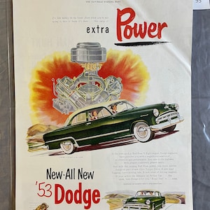 Dodge - Saturday Evening Post – March 1953 – Ad #95