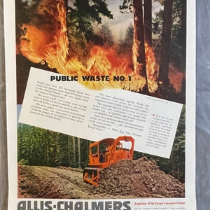 Allis Chalmers Tractor - Saturday Evening Post – September 1951 – Ad #259
