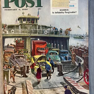 Saturday Evening Post Magazine Cover – February 4th, 1950 – Ad #415