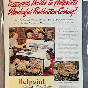 Hotpoint Electric Range - Saturday Evening Post – June 1949 – Ad #502
