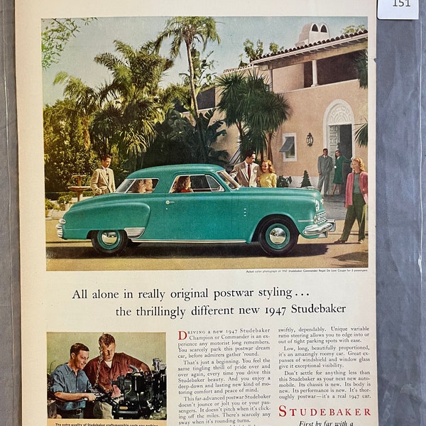 Studebaker - Life Magazine – February 1947 – Ad #151