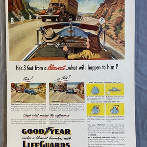 Goodyear Tires - Life Magazine – October 1945 – Ad #285