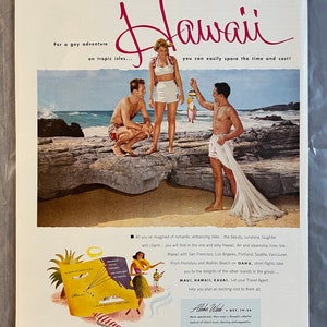 Travel to Hawaii - Holiday Magazine – September 1953 – Ad #630