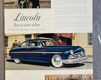 Lincoln - Fortune Magazine – November 1948 – Ad #101
